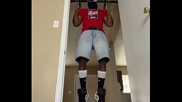 Staying in shape for the beautiful ladies!