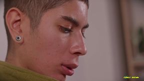 Hot Skinny Twink Jerking His Big Dick Until He Shoots a Big Thick Cum Load