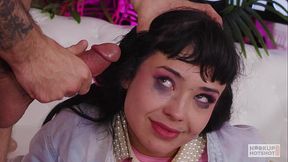 Beca Barbie Gags On Nade Nasty&rsquo_s Throbbing Cock In Sloppy Facefuck!