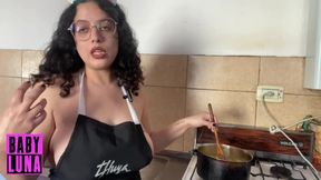 Cooking with Little Clothing