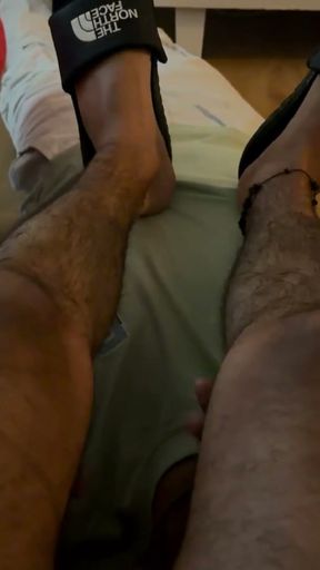 Middle Eastern Feet Domination &amp; Big-Cock Sucking   Clip 1