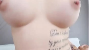 Nice pink pierced nipples