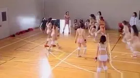 Jav Players Gone Wild in Basketball Orgy - Over 6 Parts