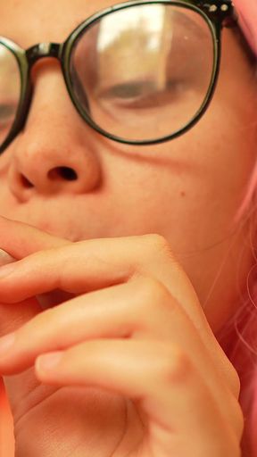 Your Stepmother Is Chewing Gum and Blowing Bubbles, Then She Smokes a Cigarette, Exhaling Smoke While She Chews, and Blows