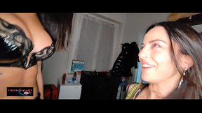 New!!! Double gift, Maya get fucked by a trans and husband together, DVP, DP, 2 Huge Cocks.