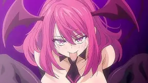 Curvaceous Succubus Overwhelmed by Giant Cock in Fiery Hellish Tryst