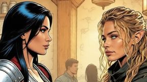 ErosQuest - Arya the Mercenary - Sapphic Pleasures 1 - AI Content