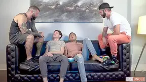 Alex Montenegro, Markus Edward And Edward Terrant In Stepson Swap Fitness Session