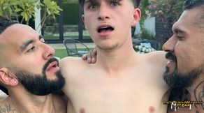 Petite Uncut Twink Craving Double Penetration ! Boomer Banks Juven Public