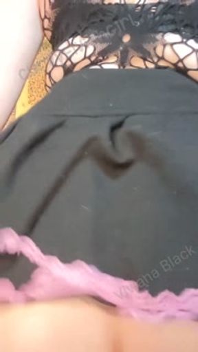 booty shaking and twerking - gothic pawg shaking naked ass