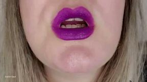 Made to Kiss Purple Lips *HD