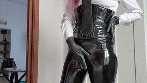 SHIRT TIE LEGGINGS BOOTS GLOVES SPIT HUMILIATION - UR TRIGGERED by Princess Diss!