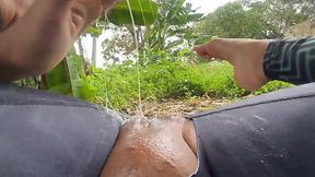 Solo Hiking Weekend: Horny Brunette Masturbates Wildly in the Forest