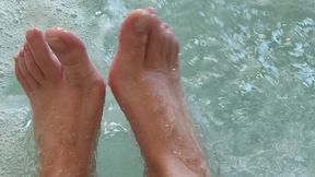 My Feet Relaxing in the Jacuzzi