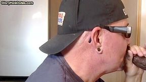 IR gaydaddy assfucked by hard black penis after gloryhole BJ
