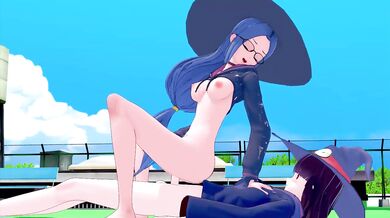 FUTA LITTLE WITCH ACADEMIA ATSUKO KAGARI X URSULA CALLISTIS 3D HENTAI