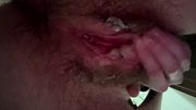 Dripping Wet Hairy Pussy Close Up ftm Fingering