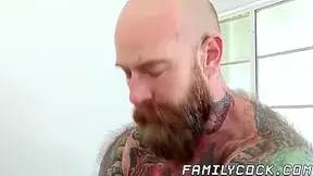 Hairy Stepdad Drilling Stepsons Tiny Ass From Behind Raw