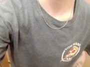 Ftm Touches Himself On Break In Work Bathroom