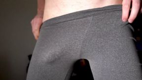Big Cock Reveal From Gym Shorts