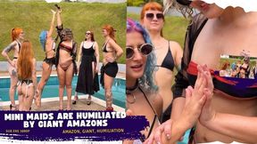 Mini Maids are Humiliated by Giant Amazons (ENG SUB 1080p) AMAZON, GIANT, humiliation