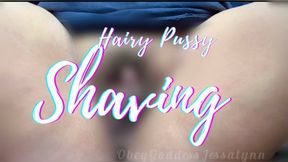 Hairy Pussy Shaving
