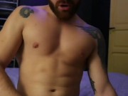 Redhead Isaac Flames jerking off