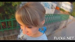 Sucking large cock on a spy livecam