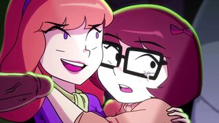 Mystery Detectives Velma & Daphne Encounter MONSTROUS Cocks ▪ EXCLUSIVE 4K Bukkake