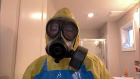 Hazmat Bathroom Cleaning & Handjob