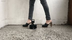 CRUSHING BOYFRIEND’S CAMERA IN CHUNKY HEELS - MOV Mobile Version