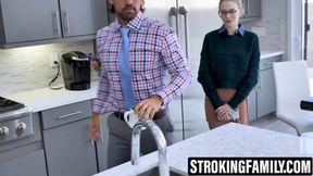 Stepdad's intense sexual lesson