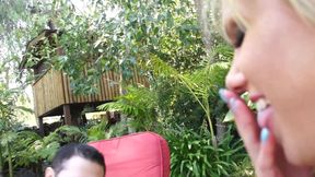 Neighbors Passion Scene-4 busty Blonde Fucked in the Garden While Being Filmed