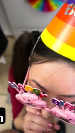 Step Mom And Step Aunt Melody Minx &amp; Tifa Quinn Give Birthday Boy A Special Gift - PervMom   Clip 1