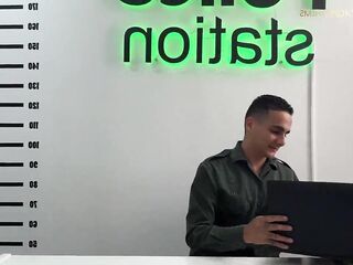 A policeman with a giant weenie screws a bitch in a Medellin prison - Dani Clark & Rosxana Gutierrez