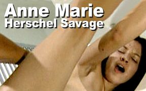 Anne Marie & Herschel Savage stripped fucked cumshot