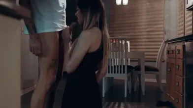 Shemale Lets Stepbro Bareback Her Ass To Keep Silent