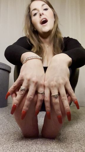 You’re an addicted foot loser