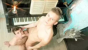 Piano Passion Turns Wild — Aryo Ventura Peter Pollock Fuck Bareback – GayXXX