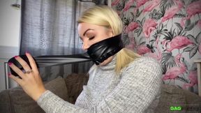 Penny Lee - Custom turtleneck self gag