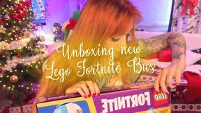 Unboxing new Lego Fortnite Bus