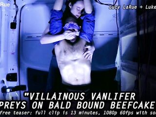 Villainous Vanlifer Preys On Shaved Fastened Beefcake