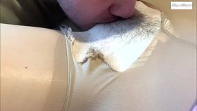 my stepfather tore my tights, licked and gently fucked me in the pussy (full video) marimott