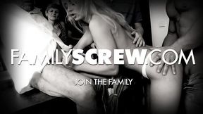 Family Screw - tattooed women porn