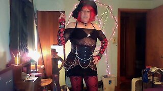 cute crossdresser cumming and smoking