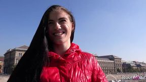 Lana Lenani's Casting Audition: Tall Teen with Long Legs Gets Hard Fucked