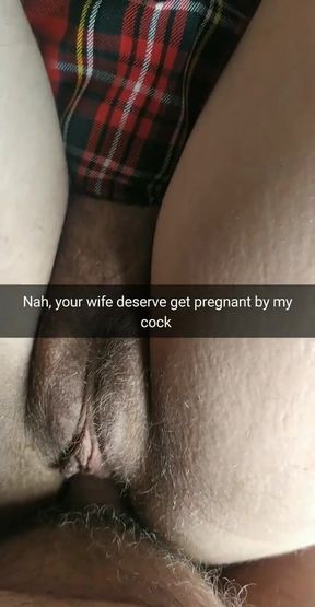 Not inside- not cheating, but oh now he cum inside me! - Cuckold Captions - Milky Mari