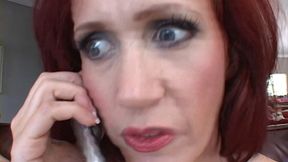 redhead bailey o dare has two cocks in all her holes