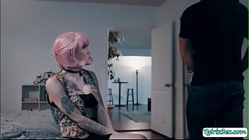 Ts Lena Moon barebacked by stepbro