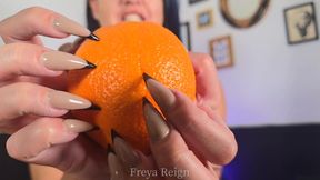 Scratching Sharp Long Nail Fetish JOI